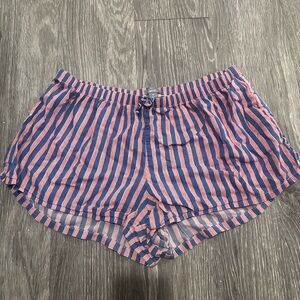 Aerie striped boxer shorts/sleep shorts size m